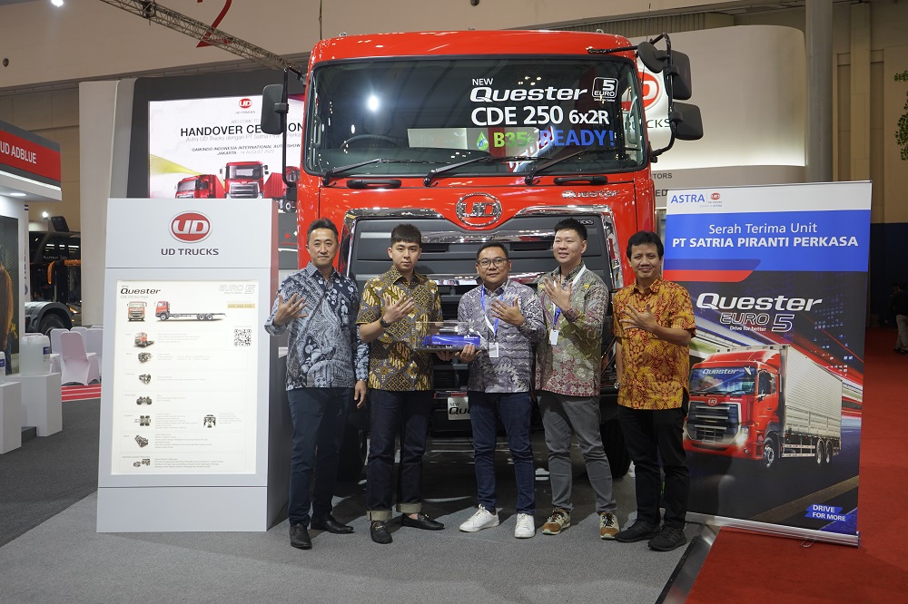 Total Solusi Purna Jual Astra UD Trucks Jadi Alasan PT Satria Piranti Perkasa Membeli Kembali 30 Unit Quester